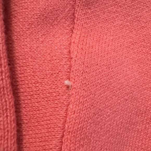 H&M Not Your Baby Cropped Sweater Pink Wmns Sz S Cotton Blend Pullover Mock Neck - Picture 5 of 9